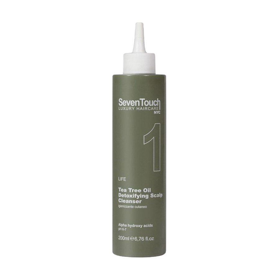 Очищувальний детокс-засіб для шкіри голови Punti Di Vista Seven Touch Tea Tree Oil Detoxifying Scalp Cleanser з олією чайного дерева, 200 мл